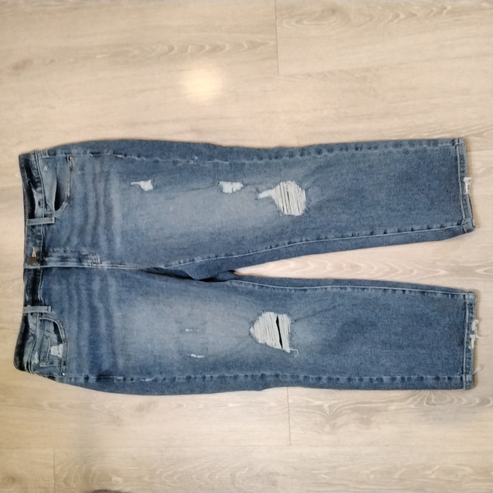 Lane Bryant Distressed Denim Jeans Size 16